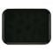 Cambro 1520110 Black 15 Inch x 20 1/4 Inch Rectangular Fiberglass Camtray Cafeteria Serving Tray