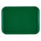 Cambro 1520119 Sherwood Green 15 Inch x 20 1/4 Inch Rectangular Fiberglass Camtray Cafeteria Serving Tray