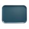 Cambro 1520401 Slate Blue 15 Inch x 20 1/4 Inch Rectangular Fiberglass Camtray Cafeteria Serving Tray