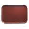 Cambro 1520501 Real Rust 15 Inch x 20 1/4 Inch Rectangular Fiberglass Camtray Cafeteria Serving Tray