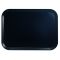 Cambro 1520D110 Black 15 Inch x 20 3/16 Inch Rectangular Fiberglass Healthcare Dietary Tray