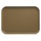 Cambro 1520D513 Bayleaf Brown 15 Inch x 20 3/16 Inch Rectangular Fiberglass Healthcare Dietary Tray