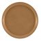 Cambro 1550508 Suede Brown 16 Inch Round Low Profile Fiberglass Camtray Serving Tray
