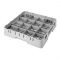 Cambro 16C578151 Soft Gray 16 Compartment Full Size Camrack 5-7/8" Cup Rack