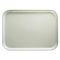 Cambro 2025101 Antique Parchment 20 3/4 Inch x 25 9/16 Inch Rectangular Low Profile Rim Fiberglass Camtray Cafeteria Serving Tray