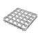 Cambro 25E5151 Soft Gray 25 Compartment Full Size Low Profile Half Drop Extender for Camracks