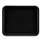 Cambro 2632110 Black 10 7/16 Inch x 12 3/4 Inch (26.5 cm x 32.5 cm) Rectangular Fiberglass Metric Camtray