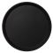Cambro 900CT110 Black Satin 9 Inch Diameter Round Fiberglass Non-Skid Rubber Surface Camtread Serving Tray