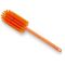 Carlisle 40001EC24 Orange 16 Inch Sparta Bottle Brush With 3 1/4 Inch Diameter Polyester Bristles