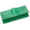 Carlisle 40423EC09 Green 10 Inch Sparta Dual Surface Floor Scrub Brush Head With 3/4-5 ACME Thread