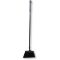 Carlisle 41082EC03 Black 56" Long Sparta Duo-Sweep Flagged Polyester Bristle Upright Angled Head Broom With Hanging Hole