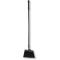 Carlisle 41083EC03 Black 56" Long Sparta Duo-Sweep Unflagged Polyester Bristle Upright Angled Head Broom With Hanging Hole