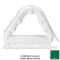 Carlisle 41323EC09 Green 9 Inch Triangular Sparta Tile And Grout Brush With 1 Inch Polyester Bristles, 2 Handle Holes And Molded-In Scraper