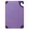 San Jamar CBG121812PR 12" x 18" x 1/2" Purple Allergen Saf-T-Zone Non-Slip Cutting Board