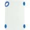 Winco CBN-1218BU 12" x 18" x 1/2" Blue StatikBoard Co-Polymer Plastic Cutting Board with Hook
