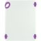 Winco CBN-1520PP 15” x 20” x 1/2" Purple StatikBoard Co-Polymer Plastic Cutting Board with Hook