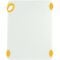 Winco CBN-1520YL 15” x 20” x 1/2" Yellow StatikBoard Co-Polymer Plastic Cutting Board with Hook