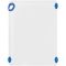Winco CBN-1824BU 18” x 24” x 1/2" Blue StatikBoard Co-Polymer Plastic Cutting Board with Hook