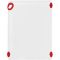 Winco CBN-1824RD 18” x 24” x 1/2" Red StatikBoard Co-Polymer Plastic Cutting Board with Hook