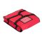 Chef Approved Insulated Pizza Delivery Bag Red Nylon 24" x 24" x 5” Holds (2) 20" or 22" Pizza Boxes Or (1) 24" Pizza Box