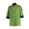 Chef Revival J134MT-M Medium Cool Crew Mint Green Poly Cotton Men's 3/4 Sleeve Fresh Chef's Jacket