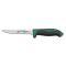 Dexter 360™ S360-5SCG-PCP 36003G 5" DEXSTEEL™ High Carbon Steel Scalloped Utility Knife with Green Polypropylene / Santoprene Handle