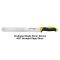 Dexter 360™ S360-12Y-PCP 36010Y 12” DEXSTEEL™ High Carbon Steel Straight Edge Slicing Knife with Yellow Polypropylene / Santoprene Handle