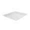 Fineline Platter Pleasers SQ4616-CL 16" x 16" Plastic Clear Square Tray