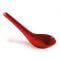 GET Enterprises M-6030-RSP Red Melamine Won-Ton Soup Spoon, 0.65 Oz. Capacity - Red Sensation Collection