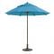 Grosfillex 98819431 Sky Blue Windmaster 9 ft Round Recacril Canopy Umbrella
