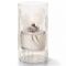 Hollowick 48000C-IRIS Iris Etch One Piece 5-1/2" Glass Large Cylinder Lamp
