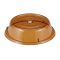 Cambro 9013CW153 Amber 10 Inch Round Polycarbonate Camwear Camcover Plate Cover