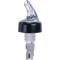 Winco PPA-200 2 oz. Clear Spout / White Tail Measured Liquor Pourer with Collar - 12/Pack