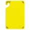 San Jamar CBG6938YL 6" x 9" x 3/8" Yellow Saf-T-Grip Bar Cutting Board