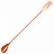 Spill-Stop 830-23 Copper-Plated 11-4/5" Trident Mixing Bar Spoon