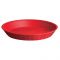 Tablecraft 13759R 9" Red Polypropylene Round Diner Platter / Fast Food Basket