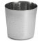 Tablecraft AC885R Rice Pattern Stainless Steel 14 oz. Fry Cup