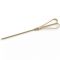 Tablecraft BAMH6 6" Heart Looped Brown Bamboo Pick, 100/Pack