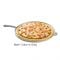 Tablecraft CW4100GY Gray 16" Sand Cast Aluminum Pizza Tray with Handle