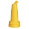 Tablecraft N14Y Plastic Yellow Long Neck Top For Saferfood Solutions PourMaster Series
