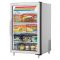 True GDM-07F-HC~TSL01 24 1/8" Black Countertop Freezer Merchandiser with LED Interior Lighting - 115V