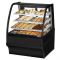 True TDM-DC-36-GE/GE-S-S 36" Stainless Steel Curved Glass Dry Bakery Display Case with Stainless Steel Interior 