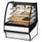 True TDM-DC-36-GE/GE-S-W 36" Stainless Steel Curved Glass Dry Bakery Display Case