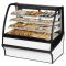 True TDM-DC-48-GE/GE-S-W 48" Stainless Steel Curved Glass Dry Bakery Display Case