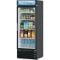 Turbo Air TGM-22RVB-N6 Black 28 3/4" Wide 20.3 Cubic ft 1 Glass Swing Door Insulated Refrigerated Merchandiser, 115V