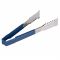 Vollrath 4790930 Jacobs Pride 9 1/2" Stainless Steel VersaGrip Tong with Blue Coated Handle