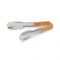 Vollrath 4780660 Jacobs Pride 6" Stainless Steel Scalloped Tong with Tan Coated Handle