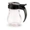 Vollrath 1606-06 Plastic 7 Ounce Syrup Dispenser with Black Top