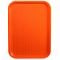 Winco FFT-1014O Plastic 10" x 14" Orange Cafeteria Tray