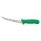 Winco KWP-60G Stäl 6" Curved Boning Knife with Green Handle